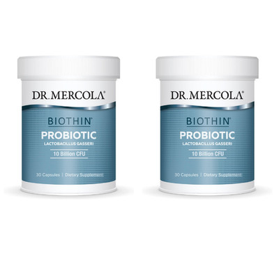 Dr. Mercola Biothin Probiotic (10 Billion CFU) 30 caps PACK OF 2
