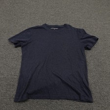Banana Republic Shirt Mens Small Navy Blue Heather Premium Wash Crewneck Tee