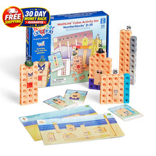 MathLink Cubes Numberblocks 21-30 Activity Set, Ages 3 20 Preschool Learning Ac