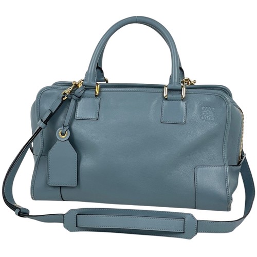Loewe Hand Bag Amazona 36 2WAY leather Blue Women