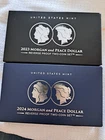 2023 & 2024 Morgan and Peace Silver Dollar Reverse Proof Two-Coin Set