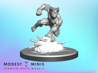 Blue Furball - 32mm - 40mm Mini | Crisis Protocol Proxy | C27