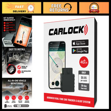 4G Real-Time Car Tracker Anti-Theft Alarm System - OBD Plug Play, App Alerts