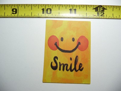 SMILE FACE CHEEKS DECAL STICKER MOTIVATIONAL POSITIVE ATTITUDE MOTIVATE KINDNESS