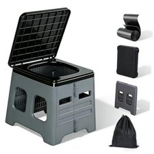 Camping Toilet for Adults - Portable Folding Toilet with Lid,Travel Portable