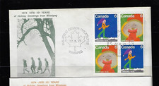 Canada STAMP   FDC  SC#674  &  675   IN BLOCK OF4  MNH