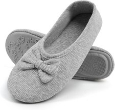 OFFCUP Damen Hausschuhe, Memory Foam Leicht Frottee Hausschuhe, Gemütlich