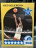 1990 Hoops Michael Jordan basketball card Chicago Bulls All Star UNC TarHeels