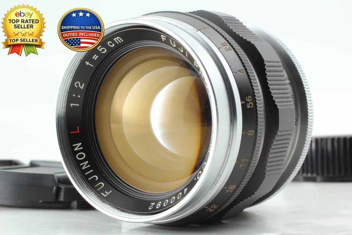 fujinon 5cm f 2 L39 Exc+5] Fuji Fujinon L 50mm 5cm f/2 Lens L39 LTM Leica Screw Mount