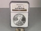 2009 1 Oz .999 Fine Silver American Silver Eagle $1 MS 69 MS69 NGC 1oz 1 Ounce