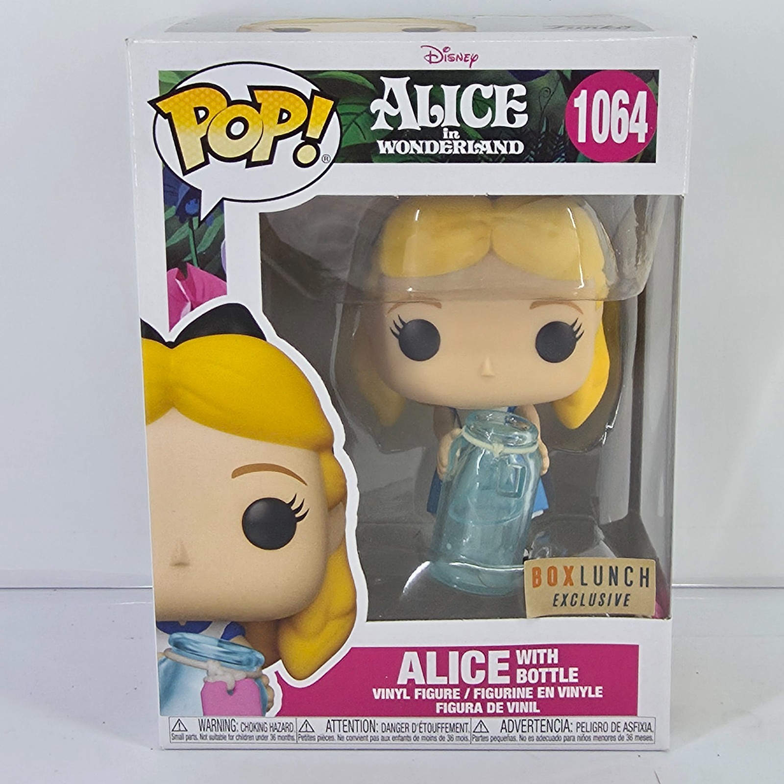 Funko Pop! Alice In Wonderland Alice With Bottle #1064 Boxlunch Exclusive