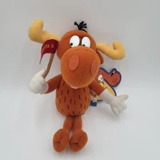 Stuffins Rocky and Bullwinkle & Friends CVS Bullwinkle J. Moose 9" Plush 2000