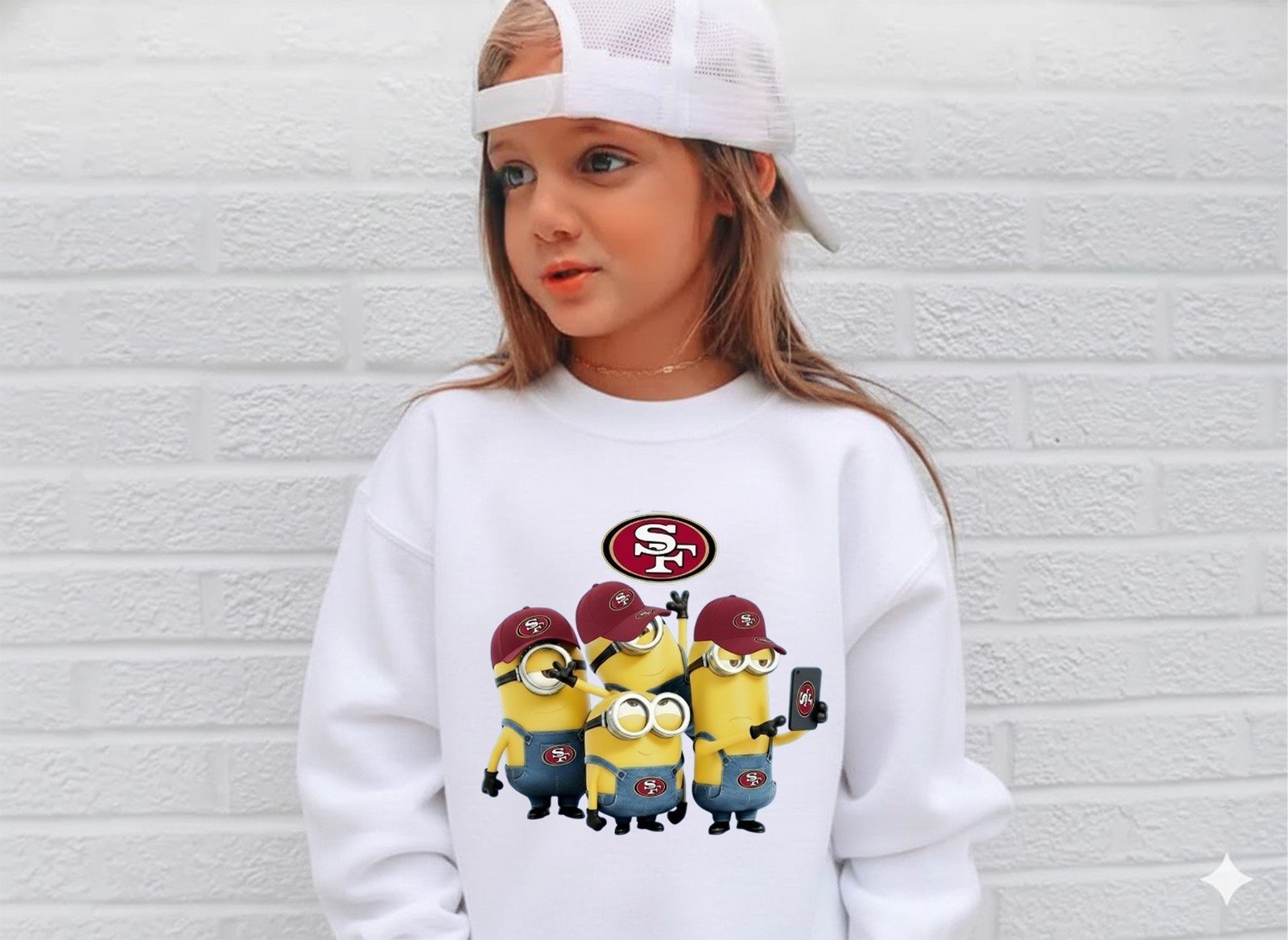 San Francisco 49ers Minions NFL Football Unisex Sweatshirt, Full Size