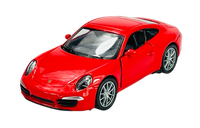 Welly Porsche 911 (991) Carrera S Rot 1:34 Die Cast Metal Neu Im Kasten