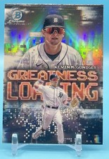 Kevin McGonigle 2025 Bowman Chrome Greatness Loading #GL-9 Detroit Tigers