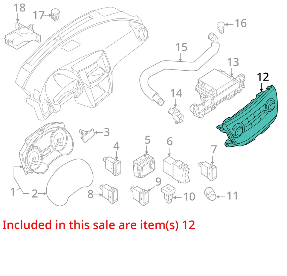 Nissan Sentra 2015-2019 calefacción climatización 27500 4at4a JDBWM Foto 3 de 4