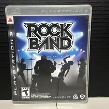 Rock Band (Sony PlayStation 3, 2007) PS3 CIB Tested and Working