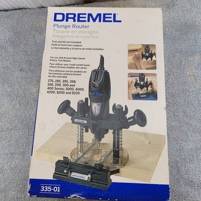 Dremel 335-01 Plunge Router Attachment for Rotary Tools 3000 4000 8220 300 395