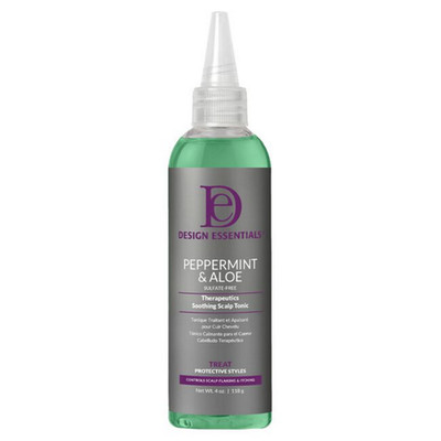 Design Essentials Peppermint & Aloe Therapeutics Soothing Scalp Tonic 4 oz-3 Pac