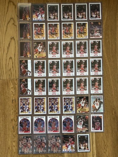 Michael Jordan 47 Total Card Lot Old 90's Upperdeck /Topps /Fleer Inserts