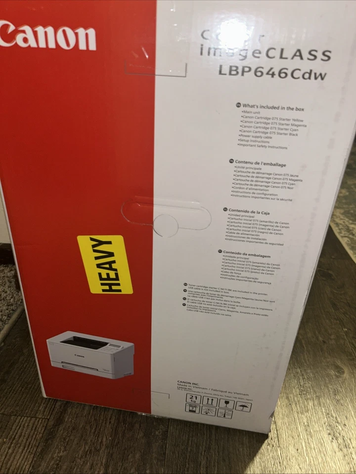 Canon - imageCLASS LBP646Cdw Wireless Duplex Color Laser Printer - White - Image 2 of 4