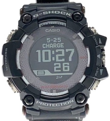 Casio G-Shock Rangeman GPR-B1000-1JR Solar GPS Digital Watch Black Resin Used