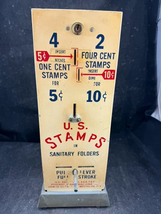Postage Stamp Dispenser Indiana Collectible Postage Stamp Vending  display picture 1