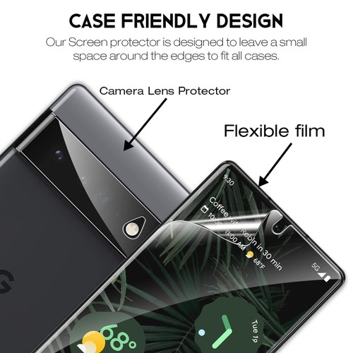 LK [2+2 Designed for Google Pixel 6 Pro Flexible TPU Film Screen Protector [N... - Picture 3 of 8