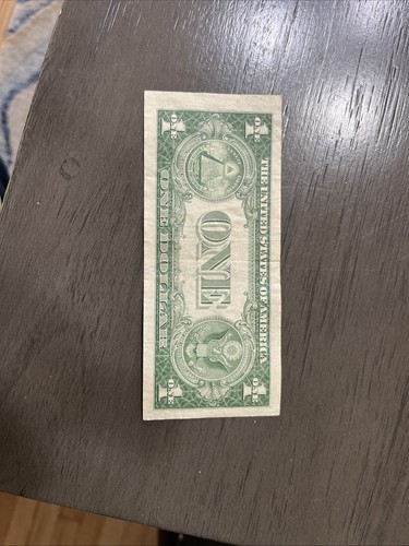 1935 E $1 One Dollar silver certificate note ERROR Mis-cut / Misaligned plates - Picture 11 of 11