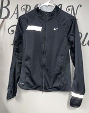 Women s Nike Reflective Dry Fit Track Jacket Black Medium