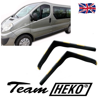 Juego De 2 Deflectores De Viento Tintados Para Vauxhall Vivaro MK1 (2001-2014) - Fácil Instalación