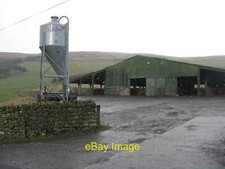 Photo 6x4 Cattle feed silo and barn at Buckholm Galashiels  c2015