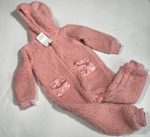 7 for All Mankind Hooded Pink One Piece Winter Baby sz 24 months NEW NWT N111