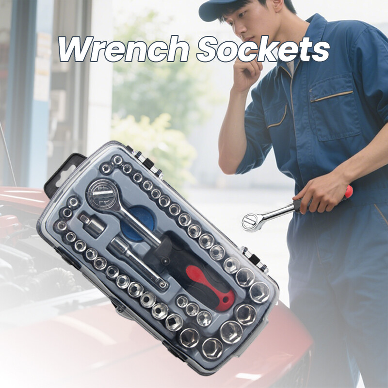 39Pcs/Set Socket Tools Wrench Combination Set Car Motorcycle