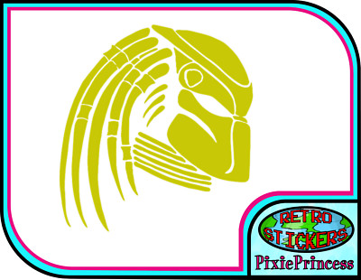 Predator AVP Xenomorph E Vinyl Sticker Laptop Car Bike Wall Poster Window Movie