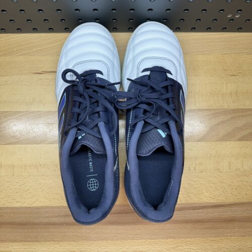 Adidas Top Sala Competition White Shadow Navy Indoor Soccer Shoes Men’s Size 9.5 - Picture 6 of 11