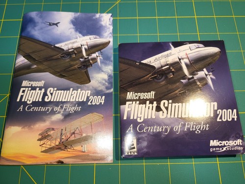 Microsoft Flight Simulator 2004: A Century of Flight CD-ROM w/Manual CIB Tin - Picture 7 of 10