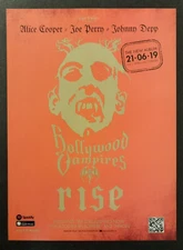 HOLLYWOOD VAMPIRES "Rise" Johnny Depp RARE htf ~ Magazine Print/Promo Ad 2019