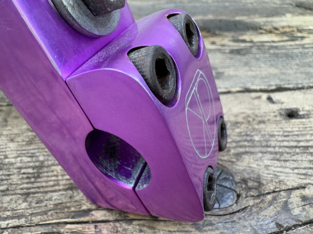 DK Pro Purple Stem Neck Quill Old Mid School Bmx Vintage | eBay