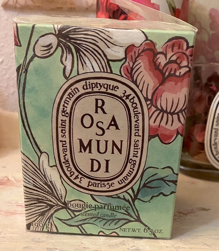 DIPTYQUE ROSAMUNDI CANDLE 2017 DAMASCENA CENTIFOLIA NEW IN BOX FULL SIZE 6.7 OZ