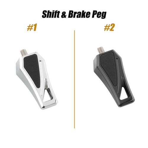 US Footpegs Floorboard Brake Pedal Shift Pegs For Harley Electra Road Glide King - Picture 16 of 45