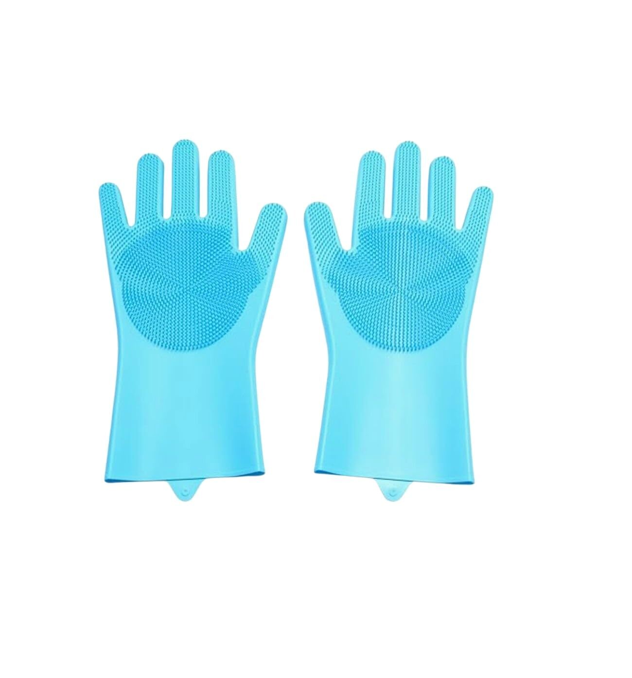 Silicone Dishwashing Gloves Grooming Rubber Scrubbing Gloves Kitchen, Cars, a...