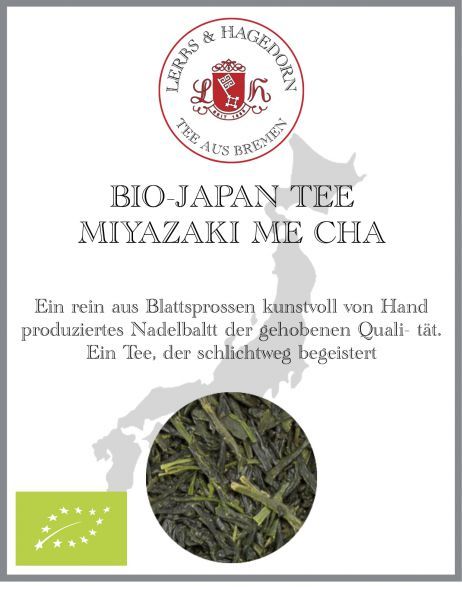 Bio Japan Té Verde Miyazaki Me Cha 1KG