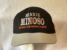 Minnie Minoso Baseball's 6 Decade Player 1st and Last AB's Hat Chicago White Sox