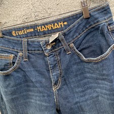 Cruel Jeans Women 32/13 Regular Hannah Denim Pants Button Flare Legs