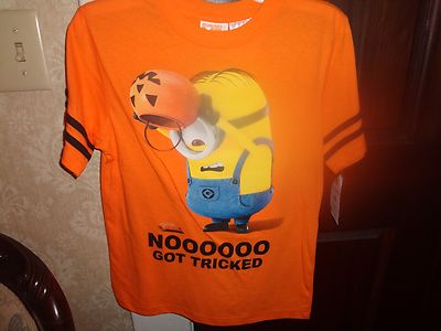 Halloween Despicable Me Noooooo Got Tricked MINION  Shirt Size MEDIUM NWT