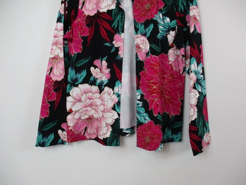 Chicos Jacket Womens 0 US Small Pink Black Green Top Blazer Stretch Ladies - Picture 8 of 11