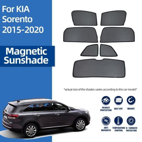 Window Sun Shade Visor Magnetic Reversible Shield Curtain For Kia Sorento 15-20 - Picture 1 of 15