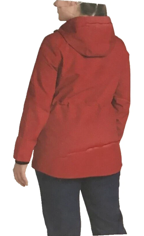 NWoT Pendleton Women's Tape Seam Hooded Rain Jacket Red Size M $200 7D013 - Image 2 of 3