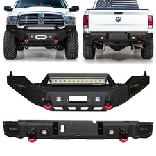 Steel Front and Rear Bumpers Fits 2019-2020-2021-2022 RAM 1500 Classic